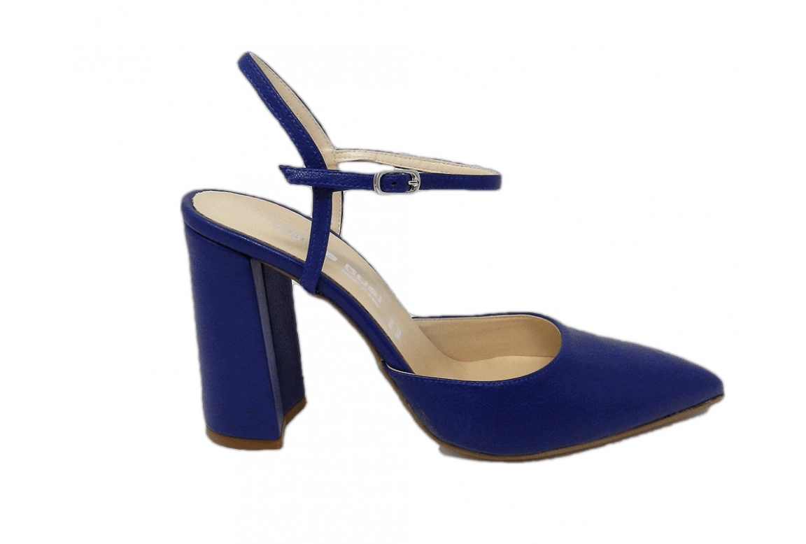 Chaussure femme style chanel élégant - bleu - 1