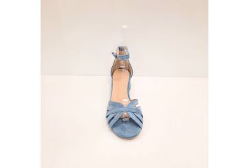 Sandale pour femme en faux daim avec bride de cheville - CELESTE